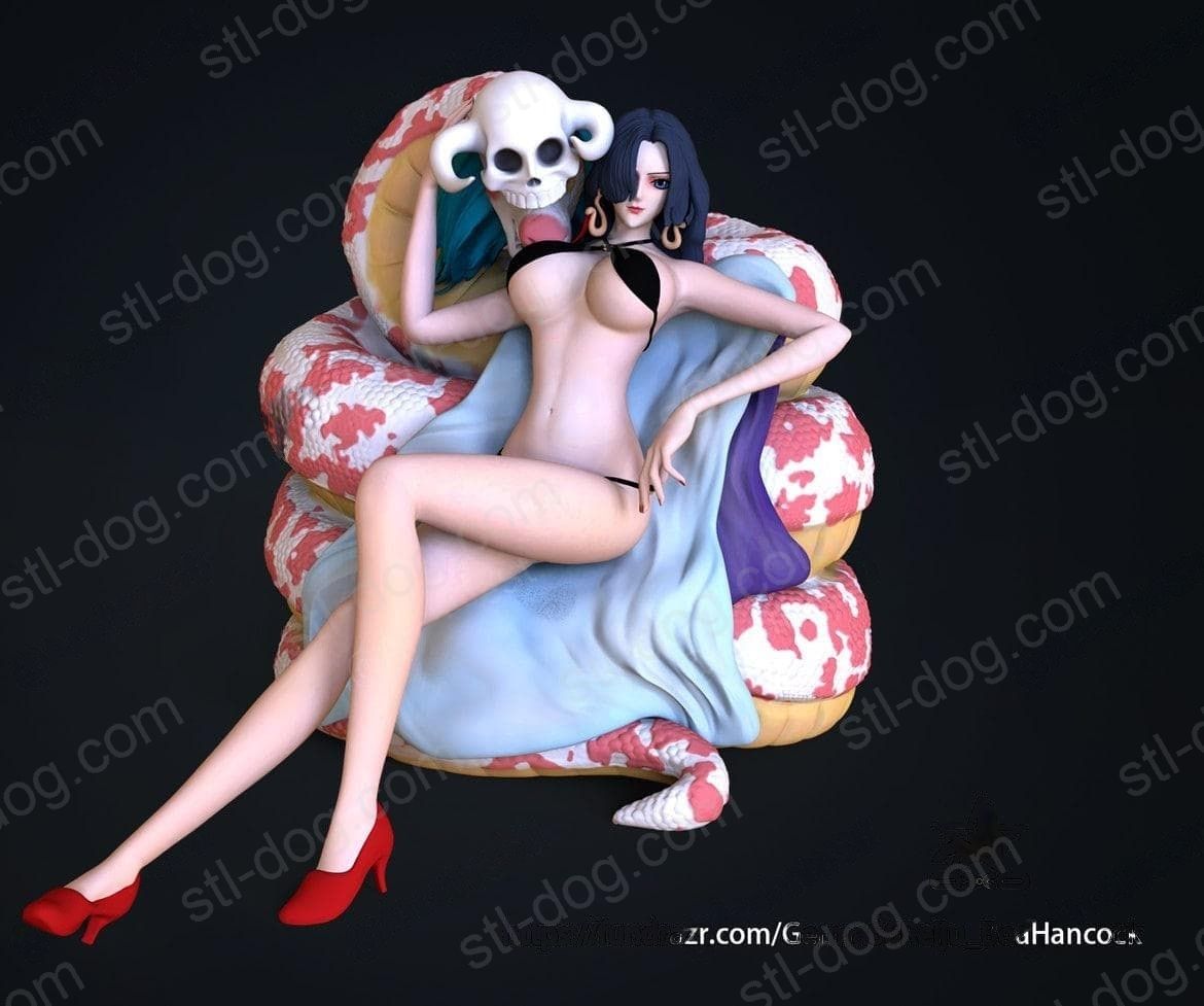 海贼王 女帝 波雅·汉库克 Boa Hancock 3D打印图纸